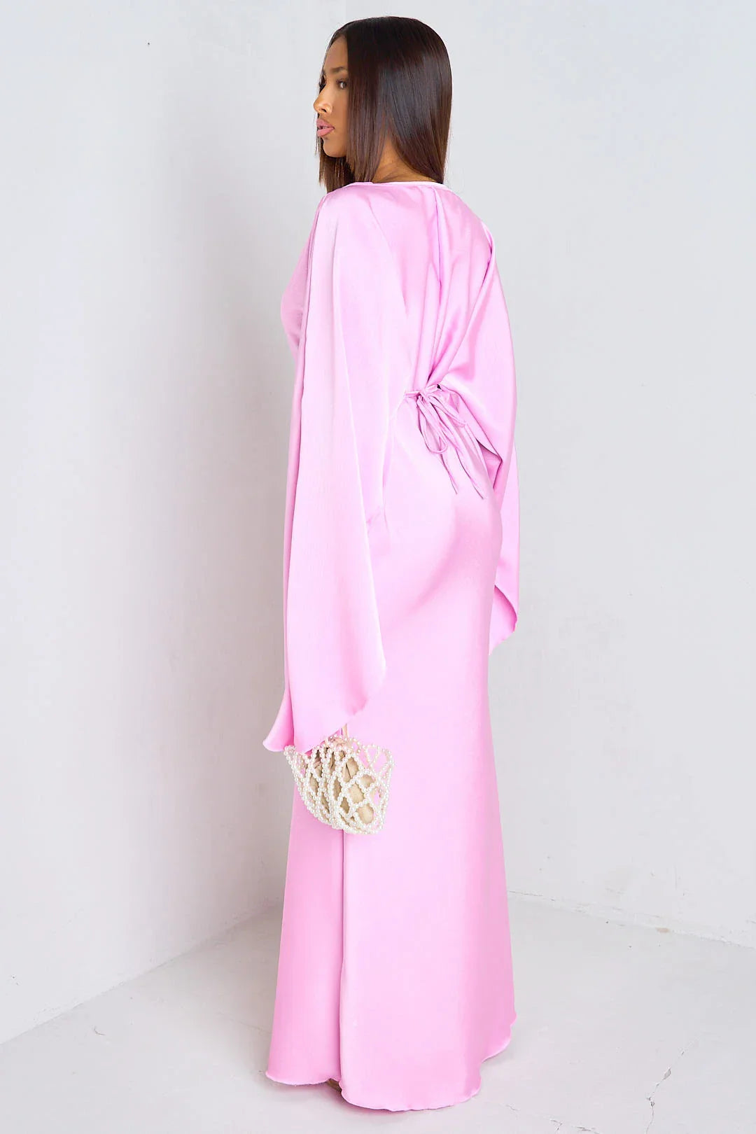 Virale Satin-Abaya