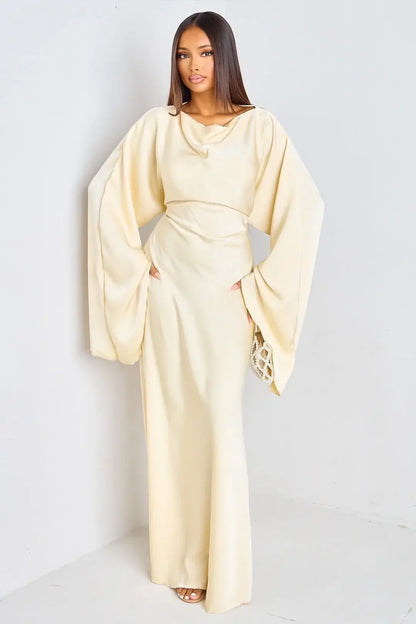 Virale Satin-Abaya