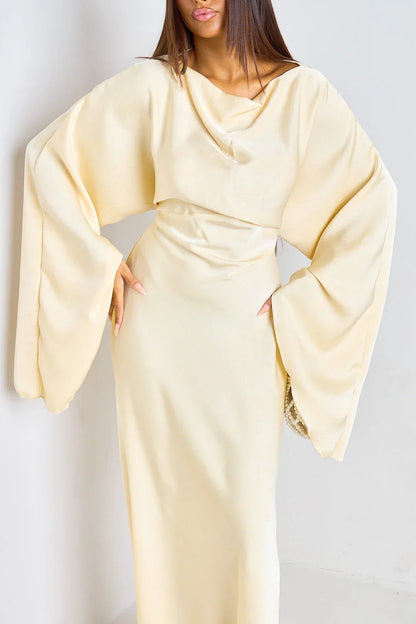 Virale Satin-Abaya