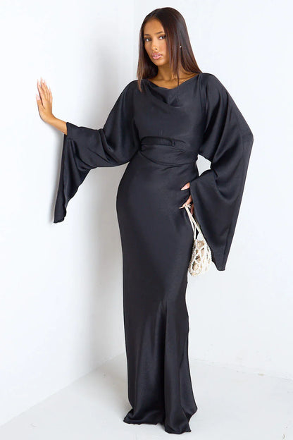 Virale Satin-Abaya