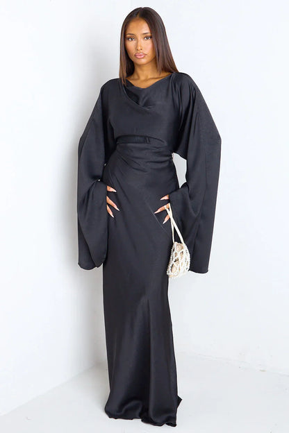 Virale Satin-Abaya