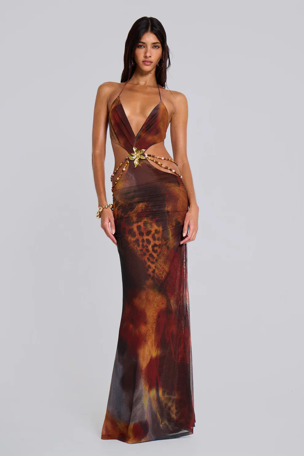 "Jungle" Maxikleid