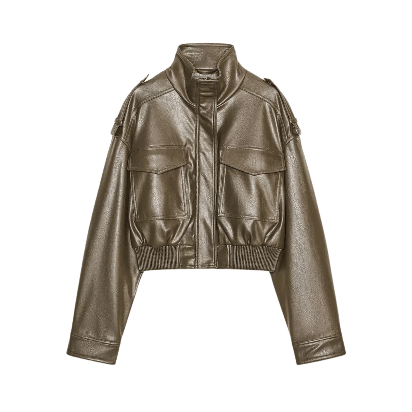 "Yara" Bomber Lederjacke