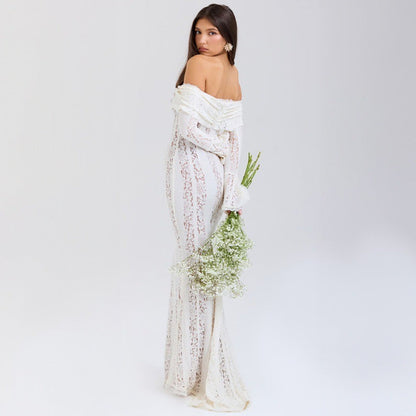 "Lacey" Maxikleid aus Spitze