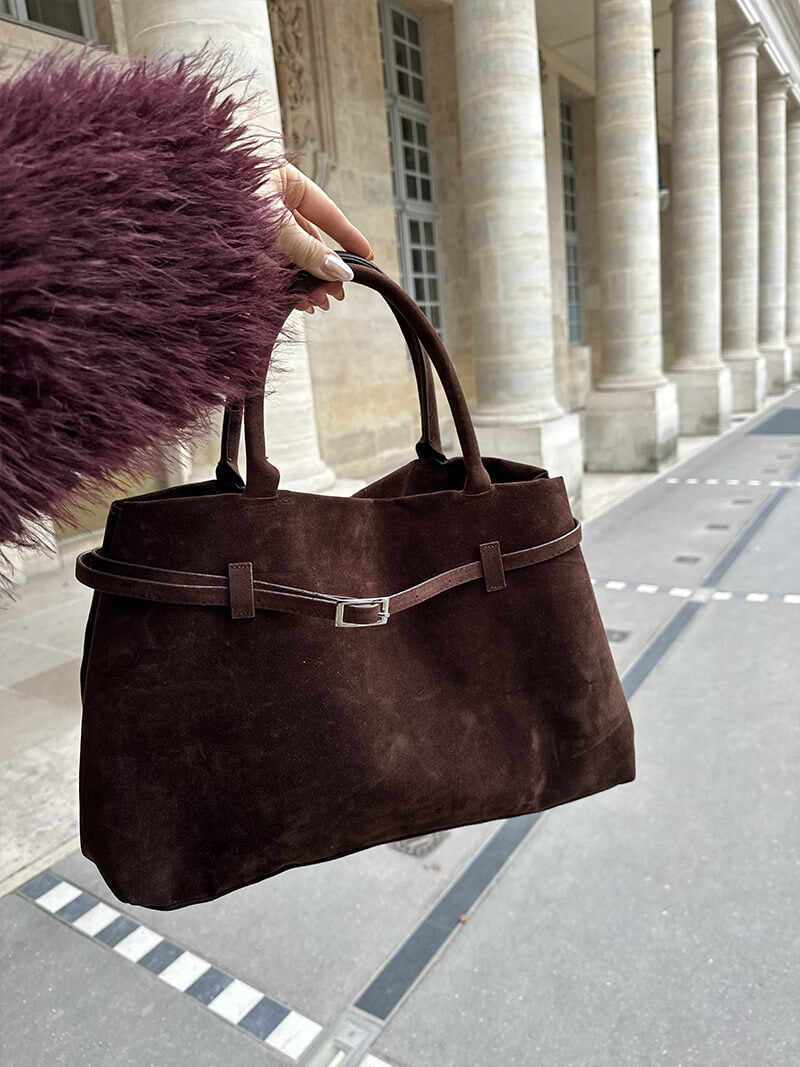 "Serena" Wildleder Handtasche