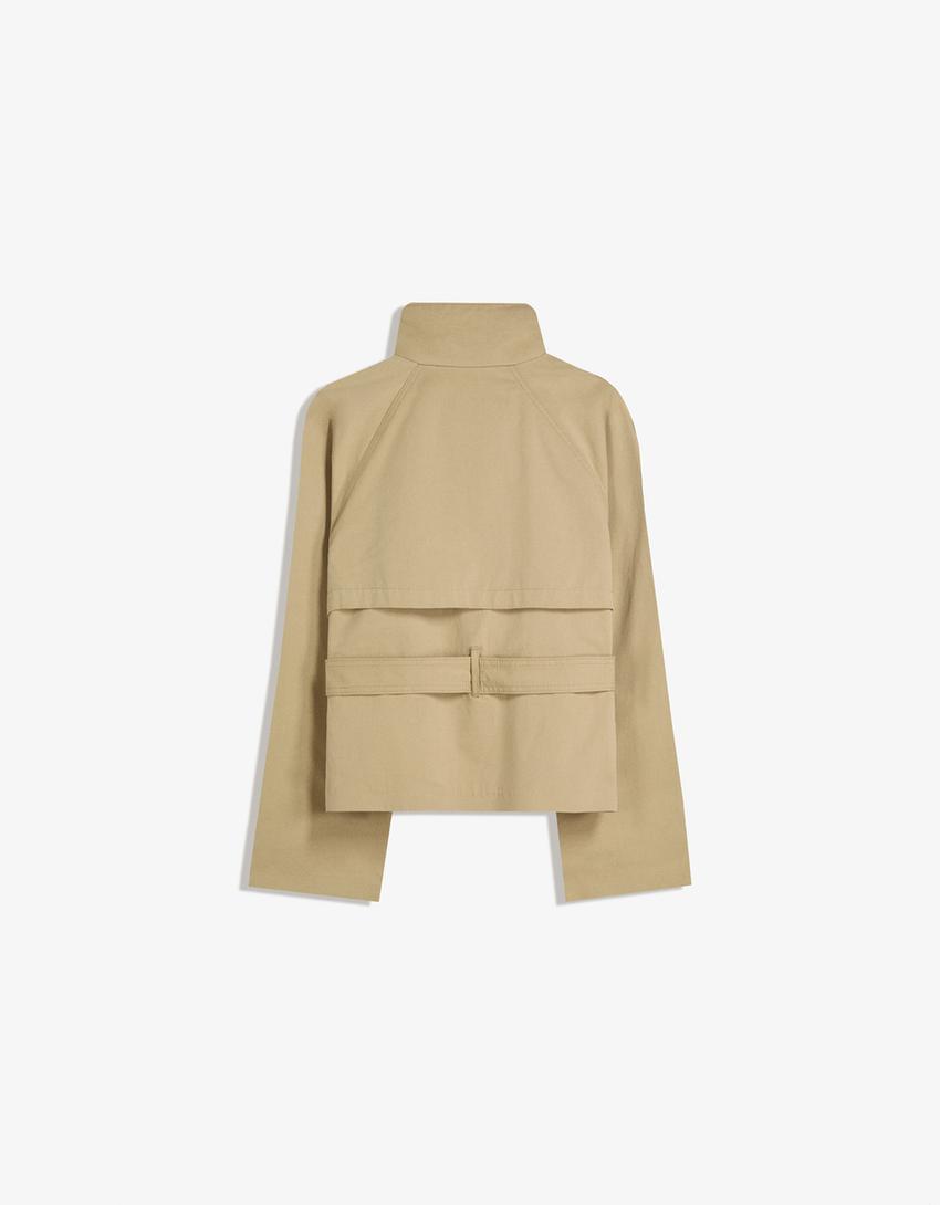 Viraler Short Trenchcoat