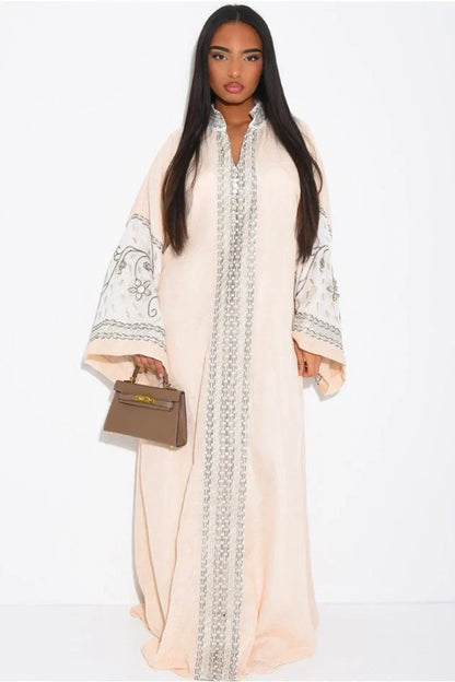 Hochwertige Abaya aus Leinen