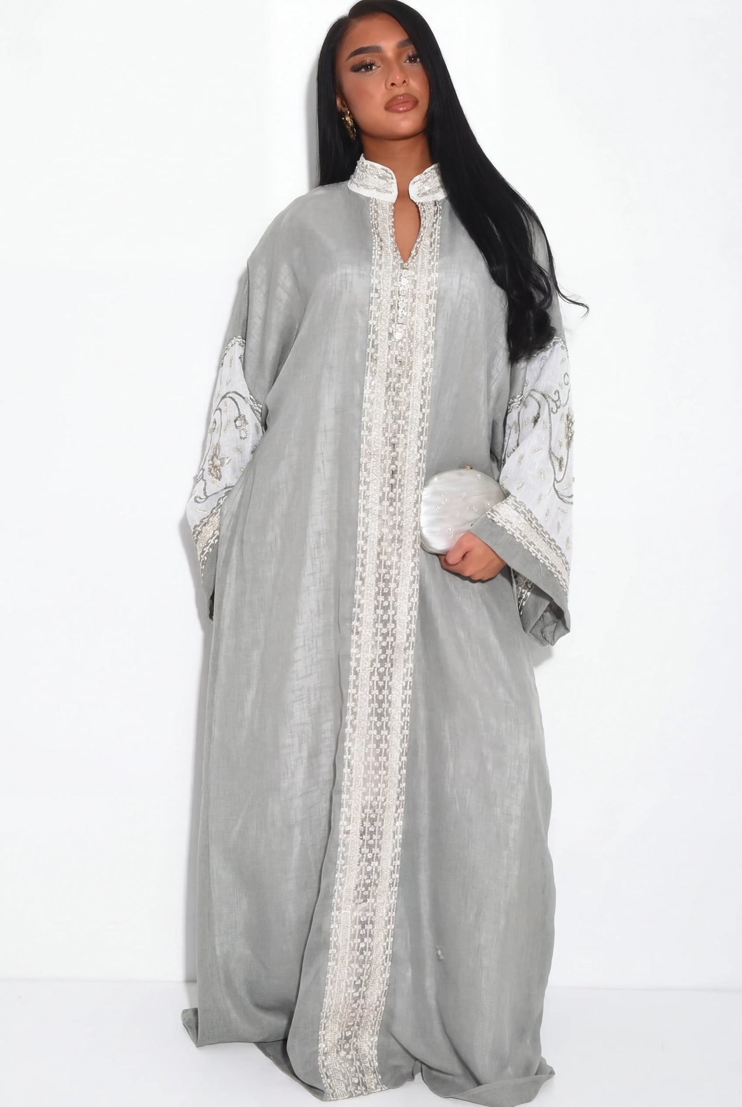 Hochwertige Abaya aus Leinen